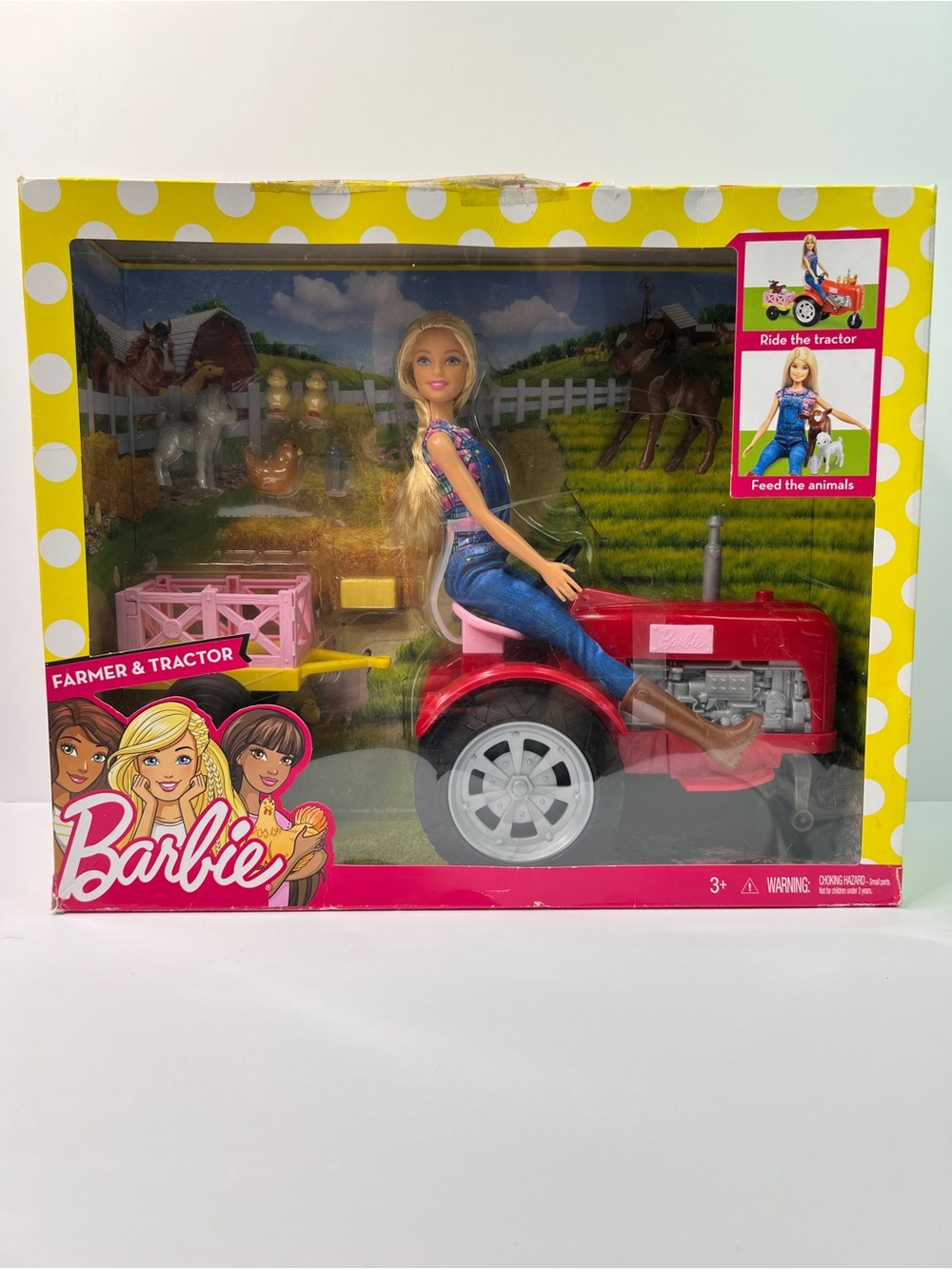 Barbie Farmer & Tractor Doll Play Set 2017